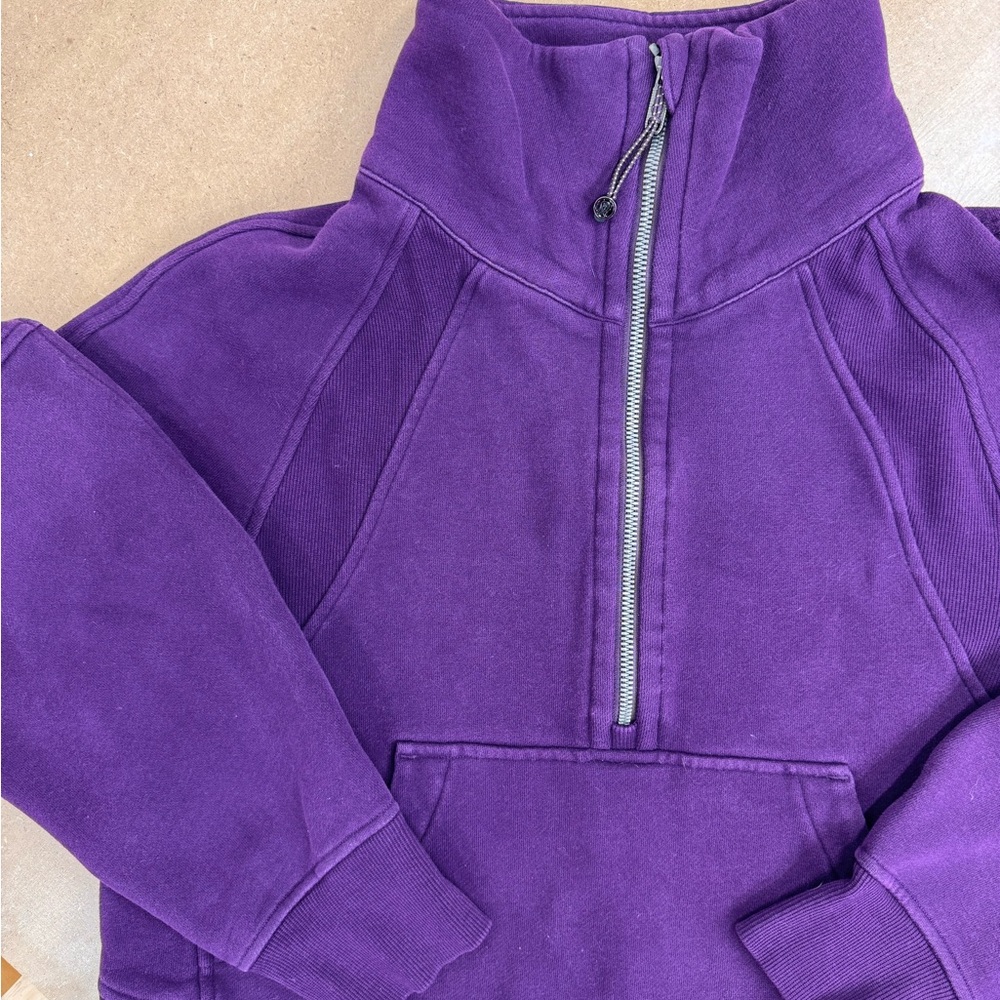 Lululemon half-zip Purple Sweatshirt - Picture 3 of 8